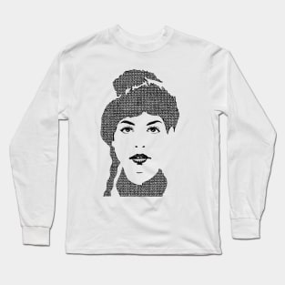 Kim (Pattern) Long Sleeve T-Shirt